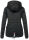 Marikoo Manolya Damen Winter Jacke Parka mit Teddyfell B376 Schwarz Größe L - Gr. 40