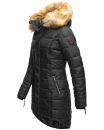 Navahoo Damen Winter Jacke Steppjacke warm gefüttert B374 Schwarz Größe XS - Gr. 34