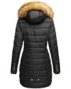 Navahoo Damen Winter Jacke Steppjacke warm gefüttert B374 Schwarz Größe XS - Gr. 34