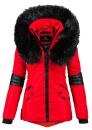 Navahoo Damen Winter Jacke Designer Parka mit Kunstfell...