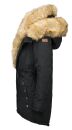 Navahoo 2in1 Damen Winter Jacke Parka warm mit Kunstfell B365 Schwarz Größe XXL - Gr. 44