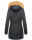 Marikoo Damen Winter Jacke Parka warm gefüttert B362 Schwarz Größe XS - Gr. 34