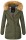Marikoo Damen Winter Jacke Parka warm gefüttert B362 Grün Größe XS - Gr. 34