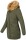 Marikoo Damen Winter Jacke Parka warm gefüttert B362 Grün Größe XS - Gr. 34