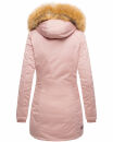 Marikoo Damen Winter Jacke Parka warm gefüttert B362 Rosa Größe S - Gr. 36