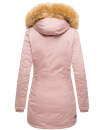 Marikoo Damen Winter Jacke Parka warm gefüttert B362 Rosa Größe XL - Gr. 42