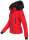 Navahoo Damen Winter Jacke warm gefüttert Teddyfell B361 Rot Größe S - Gr. 36