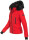 Navahoo Damen Winter Jacke warm gefüttert Teddyfell B361 Rot Größe L - Gr. 40