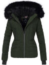 Navahoo Damen Winter Jacke warm gefüttert Teddyfell...