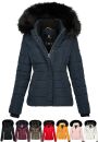 Navahoo Damen Winter Stepp Jacke gefüttert mit...