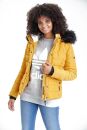 Navahoo Damen Winter Stepp Jacke gefüttert mit Teddyfell B355