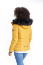 Navahoo Damen Winter Stepp Jacke gefüttert mit Teddyfell B355