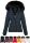 Navahoo Damen Winter Stepp Jacke gefüttert mit Teddyfell B355