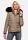 Navahoo Damen Winter Stepp Jacke gefüttert mit Teddyfell B355