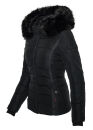 Navahoo Damen Winter Stepp Jacke gefüttert mit Teddyfell B355 Schwarz Größe XS - Gr. 34