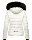 Navahoo Damen Winter Stepp Jacke gefüttert mit Teddyfell B355 Weiss Größe XS - Gr. 34