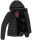 Marikoo Amber Damen Steppjacke Winterjacke B354 Schwarz Größe XS - Gr. 34