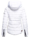 Marikoo Amber Damen Steppjacke Winterjacke B354 Weiss Größe XL - Gr. 42