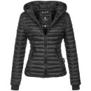 Navahoo Kimuk Damen Steppjacke B348 Schwarz - Black Größe S - Gr. 36