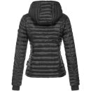 Navahoo Kimuk Damen Steppjacke B348 Schwarz - Black Größe XL - Gr. 42
