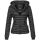 Navahoo Kimuk Damen Steppjacke B348 Schwarz - Black Größe XL - Gr. 42