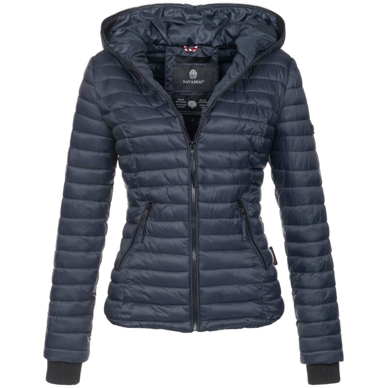 Navahoo Kimuk Damen Steppjacke B348 Navy - Dunkelblau Größe XS - Gr. 34