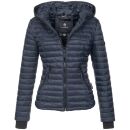 Navahoo Kimuk Damen Steppjacke B348 Navy - Dunkelblau...