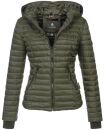 Navahoo Kimuk Damen Steppjacke B348 Grün - Olive Größe XL - Gr. 42