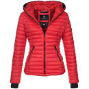 Navahoo Kimuk Damen Steppjacke B348 Rot - Red...