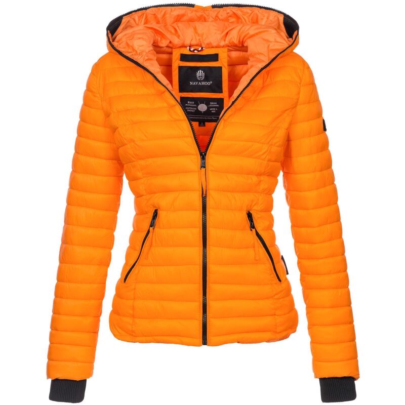Navahoo Kimuk Damen Steppjacke B348 Orange Größe M - Gr. 38