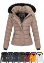 Navahoo warme Damen Winterjacke Kurzjacke gefüttert...