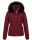 Navahoo warme Damen Winterjacke Kurzjacke gefüttert B301 Bordeaux - Rot Größe XS - Gr. 34