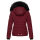 Navahoo warme Damen Winterjacke Kurzjacke gefüttert B301 Bordeaux - Rot Größe M - Gr. 38