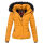 Navahoo warme Damen Winterjacke Kurzjacke gefüttert B301 Gelb - Yellow Größe XXL - Gr. 44