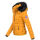 Navahoo warme Damen Winterjacke Kurzjacke gefüttert B301 Gelb - Yellow Größe XXL - Gr. 44