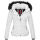 Navahoo warme Damen Winterjacke Kurzjacke gefüttert B301 Weiss Größe M - Gr. 38