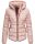 Marikoo Amber Damen Steppjacke Winterjacke B354 Rosa Größe L - Gr. 40