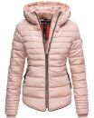 Marikoo Amber Damen Steppjacke Winterjacke B354 Rosa...