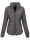 Marikoo Amber Damen Steppjacke Winterjacke B354 Grau Größe L - Gr. 40