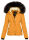 Navahoo Damen Winter Stepp Jacke gefüttert mit Teddyfell B355 Gelb Größe XS - Gr. 34