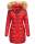Navahoo Damen Winter Jacke Steppjacke warm gefüttert B374 Rot Größe S - Gr. 36