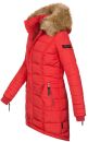Navahoo Damen Winter Jacke Steppjacke warm gefüttert B374 Rot Größe XS - Gr. 34