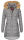 Navahoo Damen Winter Jacke Steppjacke warm gefüttert B374 Grau Größe L - Gr. 40