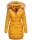 Navahoo Damen Winter Jacke Steppjacke warm gefüttert B374 Gelb Größe L - Gr. 40