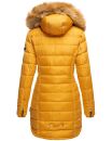 Navahoo Damen Winter Jacke Steppjacke warm gefüttert B374 Gelb Größe M - Gr. 38