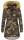 Navahoo Damen Winter Jacke Steppjacke warm gefüttert B374 Camouflage - Army Größe L - Gr. 40