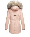 Navahoo 2in1 Damen Winter Jacke Parka warm mit Kunstfell B365 Rosa Größe L - Gr. 40