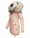 Navahoo 2in1 Damen Winter Jacke Parka warm mit Kunstfell B365 Rosa Größe M - Gr. 38