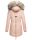 Navahoo 2in1 Damen Winter Jacke Parka warm mit Kunstfell B365 Rosa Größe M - Gr. 38