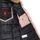 Navahoo warme Damen Winter Jacke mit Kunstfell B392 Rosa Größe XS - Gr. 34